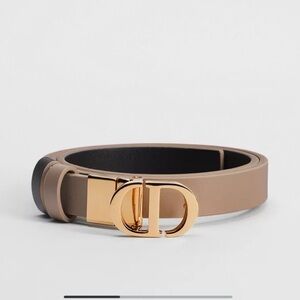 NWT!  Christian Dior Reversible Leather Belt